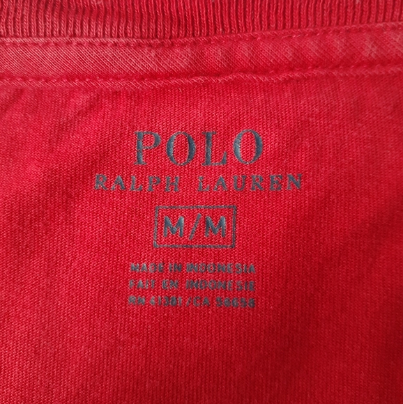 Polo Ralph Lauren women's red short-sleeve t-shirt size M - Picture 3 of 8